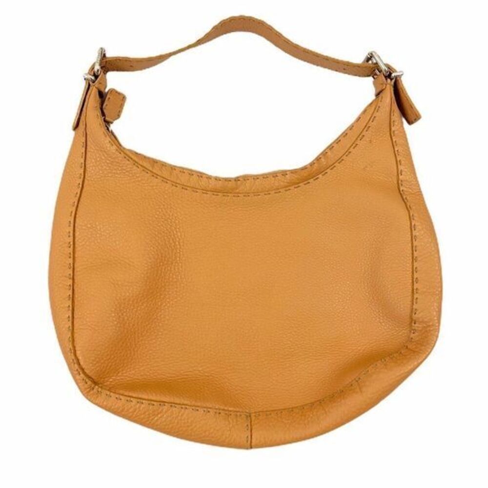 Fendi Selleria Tan Hobo Bag